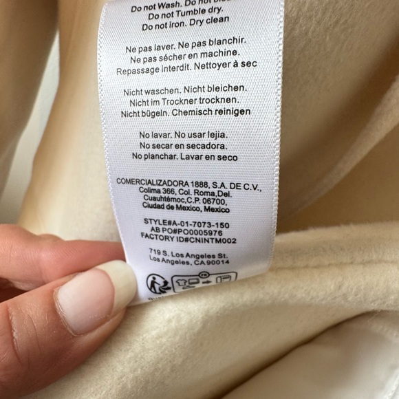 ANINE BING Ivory Wool/Cashmere Blazer XXS - Picture 4 of 11